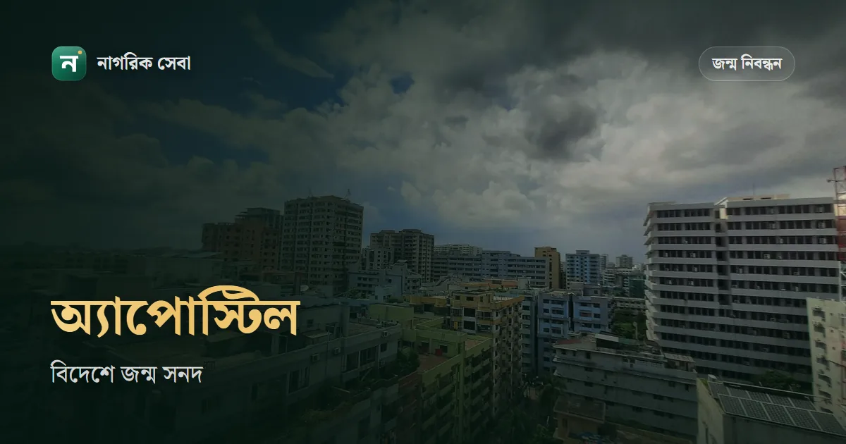 বিদেশে জমা দিতে জন্ম সনদের অ্যাপোস্টিল: মাইগভে আবেদন আর আগে যা মিলিয়ে নেবেন