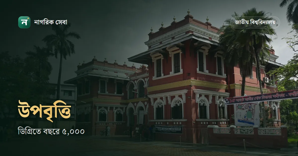 ডিগ্রি উপবৃত্তি: স্নাতক (পাস) পর্যায়ে বছরে ৫,০০০ টাকা, কারা পান, আবেদন কবে আর টাকা না এলে