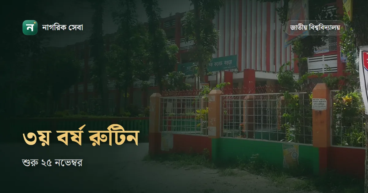 অনার্স ৩য় বর্ষের পরীক্ষার রুটিন ২০২৬: কোন দিন কোন পত্র, শেষ মুহূর্তের কাজ আর ৪র্থ বর্ষে ওঠার নিয়ম