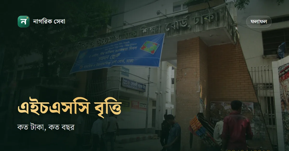 এইচএসসি বৃত্তি: কারা পান, মাসে কত টাকা, তালিকা কবে আর টাকা পাবেন যেভাবে