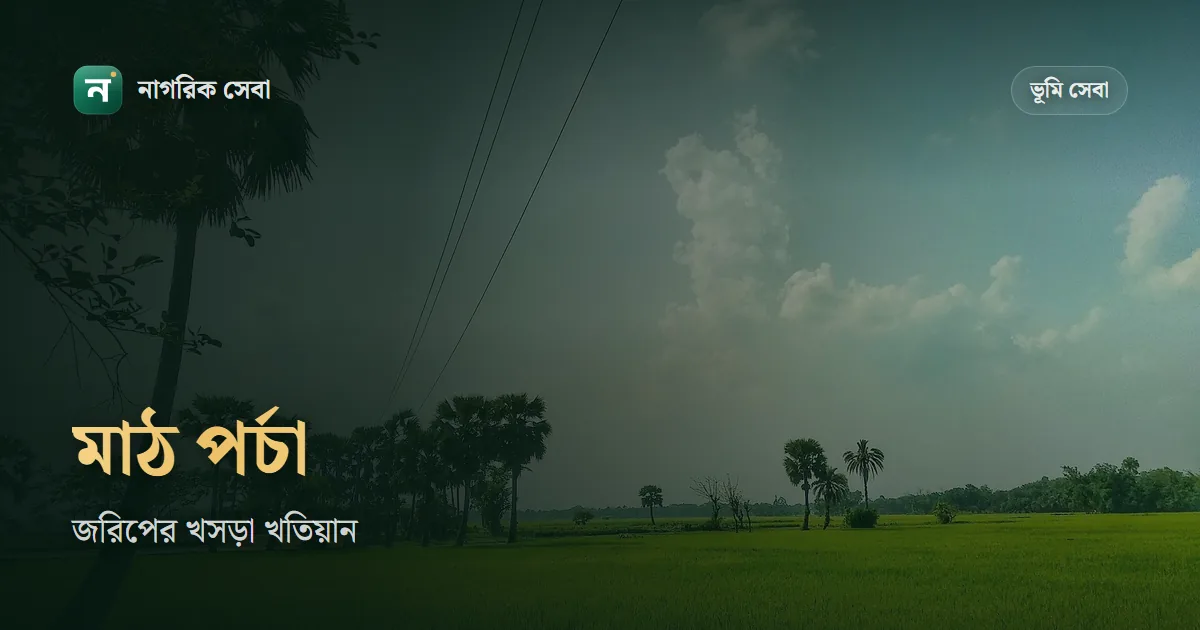 মাঠ পর্চা কি, কোথায় পাওয়া যায়: জরিপের কোন ধাপে আসে, খতিয়ানের সঙ্গে পার্থক্য আর ভুল থাকলে আপত্তির নিয়ম