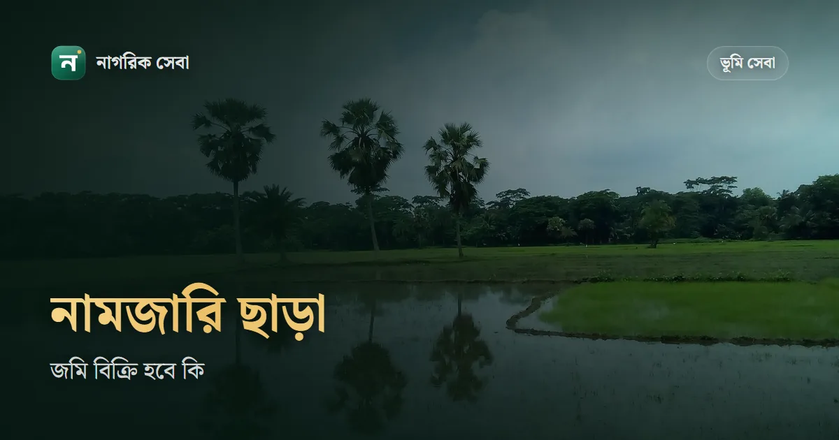 নামজারি ছাড়া কি জমি বিক্রি করা যায়: কেনা জমিতে না, ওয়ারিশি জমিতে শর্তসাপেক্ষে