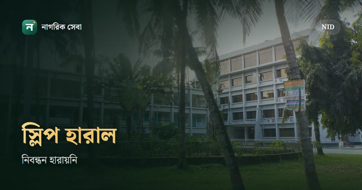ভোটার স্লিপ হারিয়ে গেলে করণীয়: ফরম নম্বর ছাড়া NID পাবেন যেভাবে