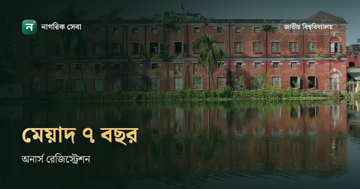 অনার্স রেজিস্ট্রেশনের মেয়াদ কত বছর: ৭ শিক্ষাবর্ষের নিয়ম, আর মেয়াদ শেষ হলে যা করবেন