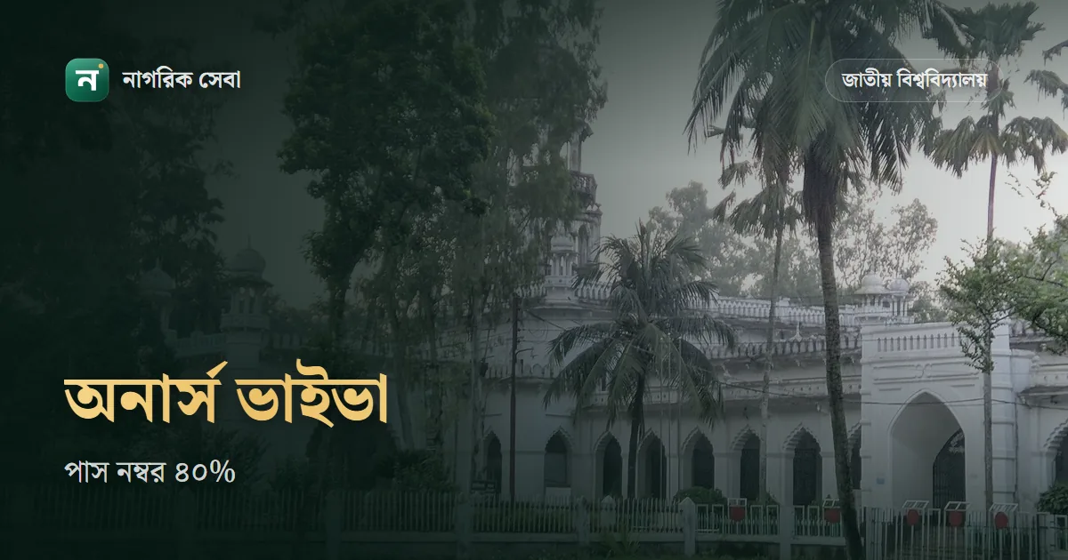 অনার্স ভাইভা পরীক্ষা: কোন বর্ষে কত নম্বর, ফেল বা অনুপস্থিত হলে কী হয়, আর পাস মার্ক ৪০%