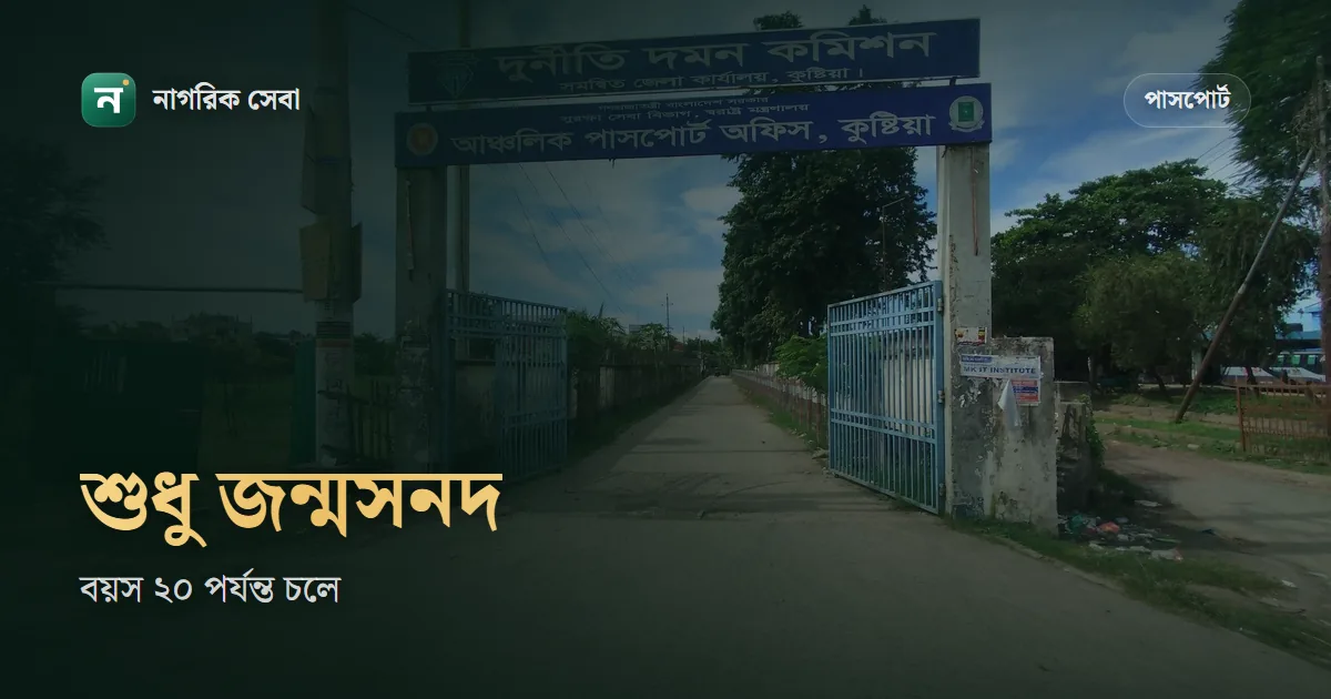 শুধু জন্ম নিবন্ধন দিয়ে পাসপোর্ট: কোন বয়সে চলে, কখন NID লাগবেই