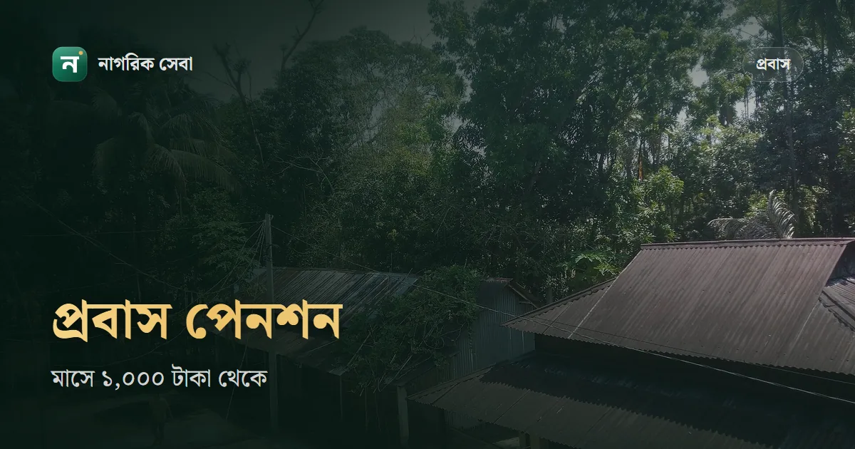 প্রবাস পেনশন স্কিম: প্রবাসীরা মাসে ১,০০০ থেকে ১০,০০০ টাকা জমা দিয়ে ৬০ বছরে আজীবন পেনশন, ২০২৬ সালের নতুন নিয়মসহ