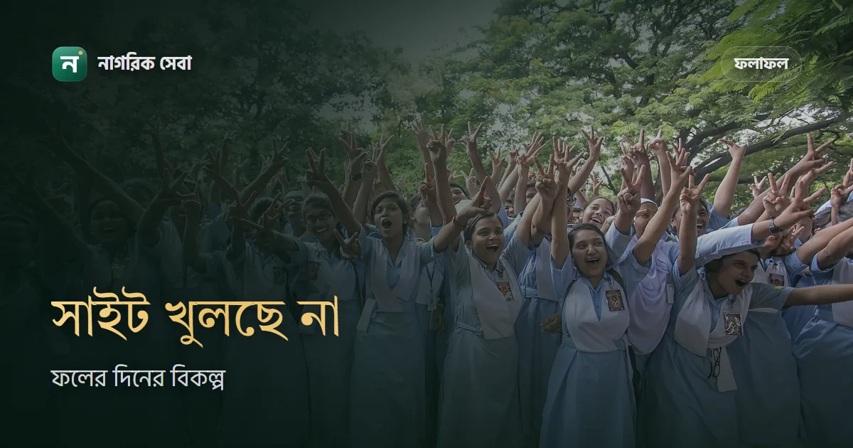 ফলের দিন সাইট খুলছে না: এসএসসি ও এইচএসসির ফল পাওয়ার অন্য পথ