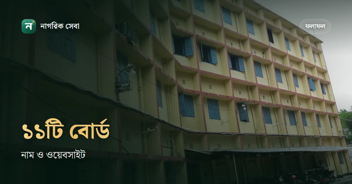 শিক্ষা বোর্ড কয়টি ও কি কি: ১১টি বোর্ডের নাম, ওয়েবসাইট আর কোন কাজে কোন বোর্ডে যাবেন